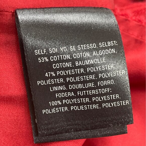 Moulinette Soeurs Sleeveless Red Textured Dress Women’s Embellished Neck Sz 10 - Picture 8 of 9